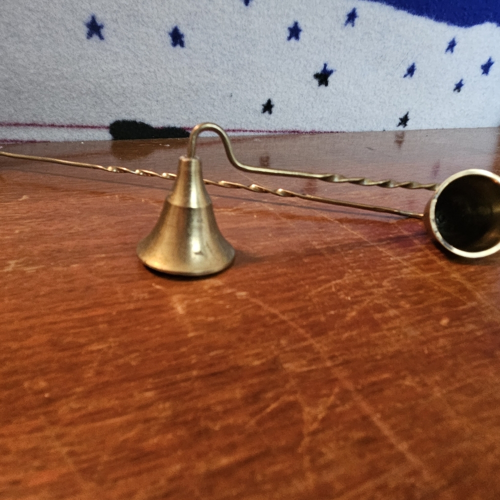 Elegant Brass Candle Snuffers